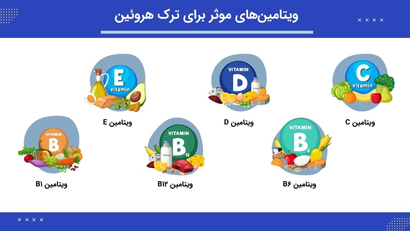 ویتامین‌های موثر برای ترک هروئین